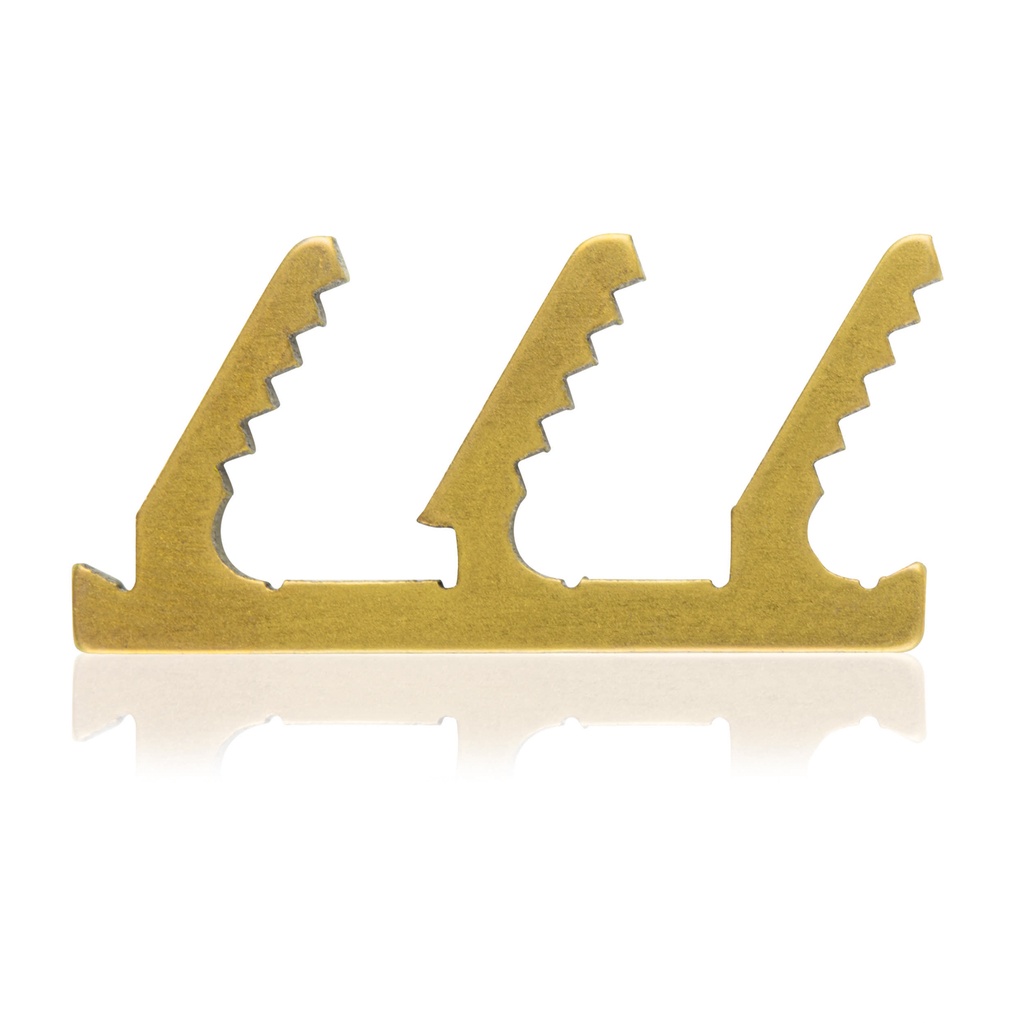 TTA horquilla con 3 clavijas; titanio