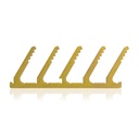 TTA horquilla con 5 clavijas; titanio