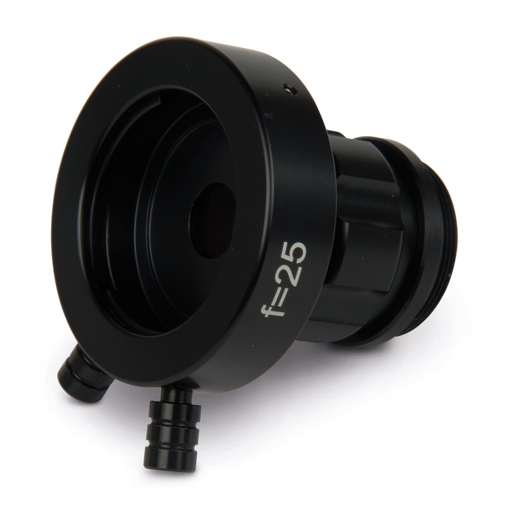 [306203] Adaptateur de mise au point TV, avec filetage à monture C, distance focale F = 25 mm