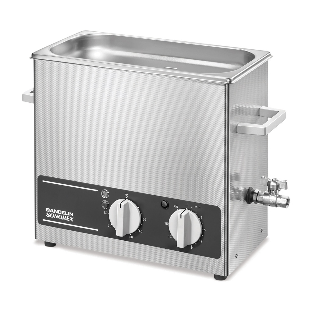 [560025] Nettoyeur ultra-sons RK 255H,avec chauf- age 30-80°C et minuterie