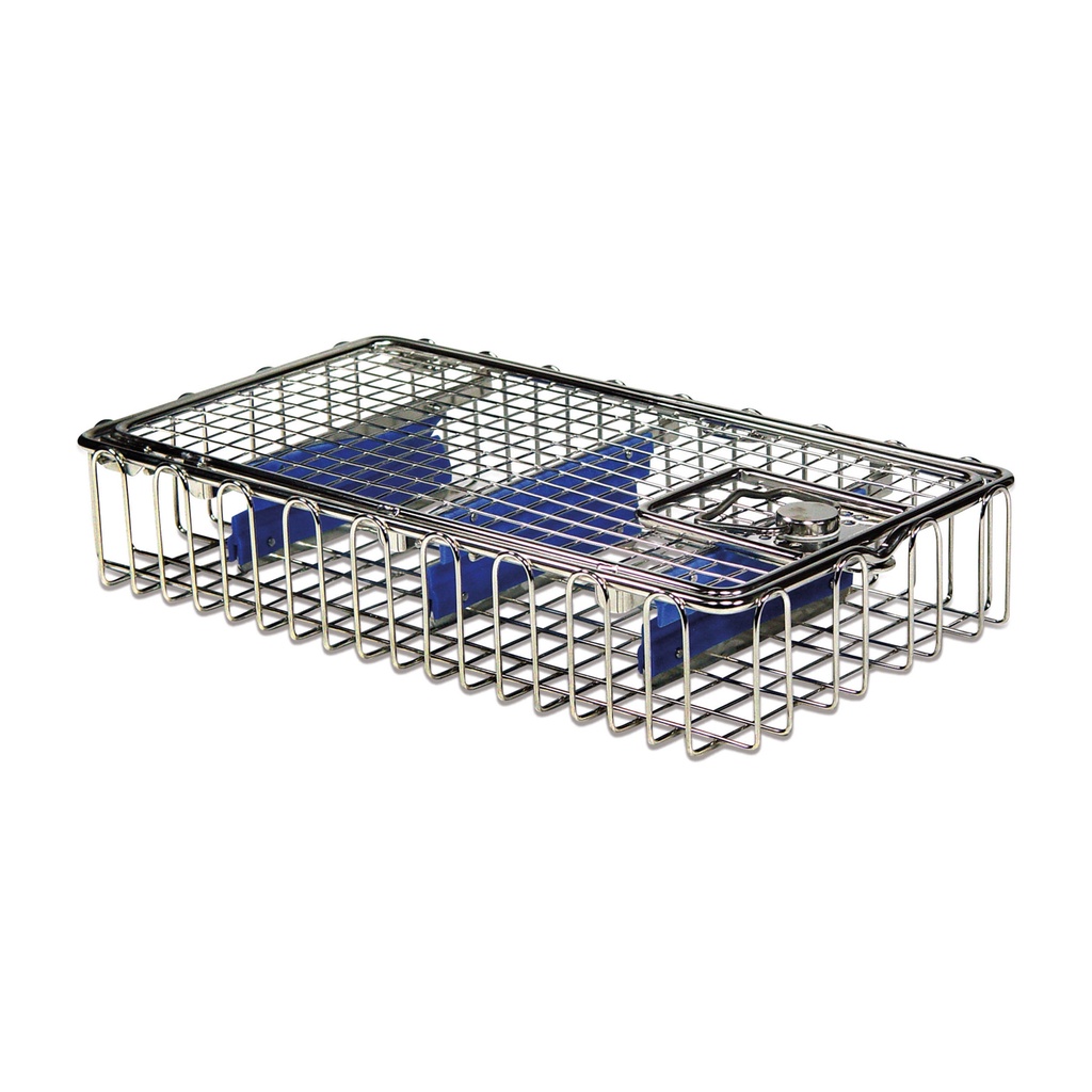 Panier d'endoscopie universel pour arthroscopes, 290 x 160 x 52 mm, avec couvercle et éléments de fixation réglables