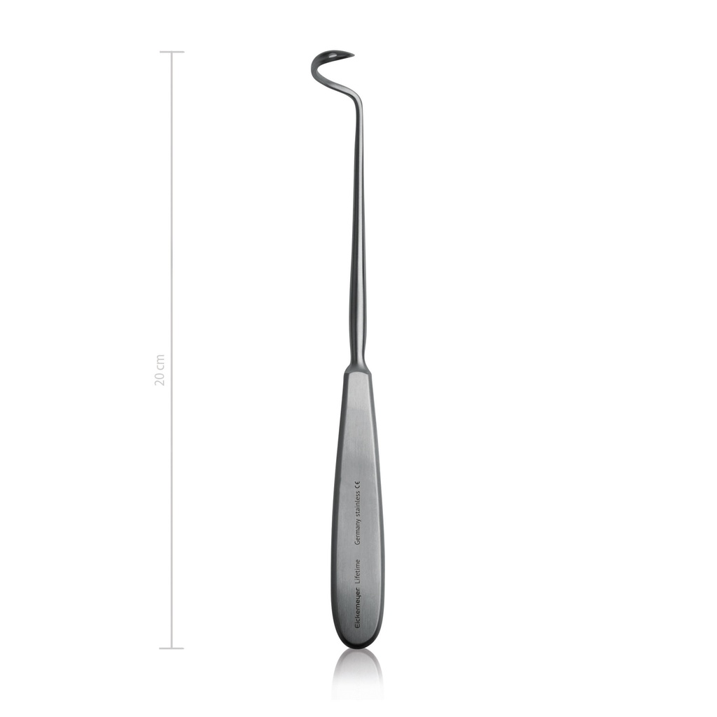 [154020] Aiguille à ligature Deschamps, 20 cm à droite/tranchante