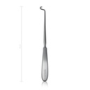 Aguja de ligadura, 20 cm,derecho/agudo, curva pequeña