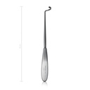 Aguja de ligadura, 20 cm, izquierda/romo