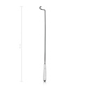 Aguja de ligadura, 45 cm, derecho/agudo