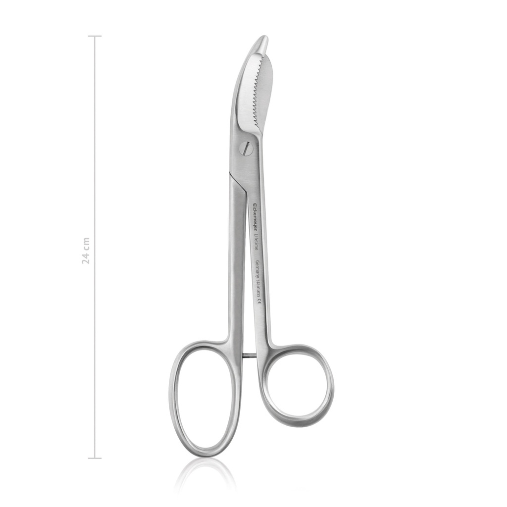 [123224] Ciseaux pour bandage et plâtre Bruns, 24 cm,