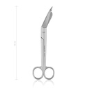 Tijera de vendaje Lister, 18 cm