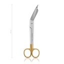 Bandage scissors LISTER, 18 cm, TC