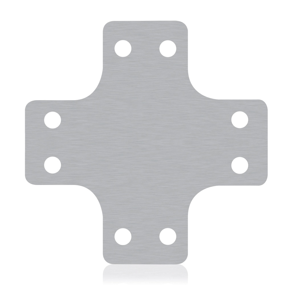Cross trim plate (6x6")  