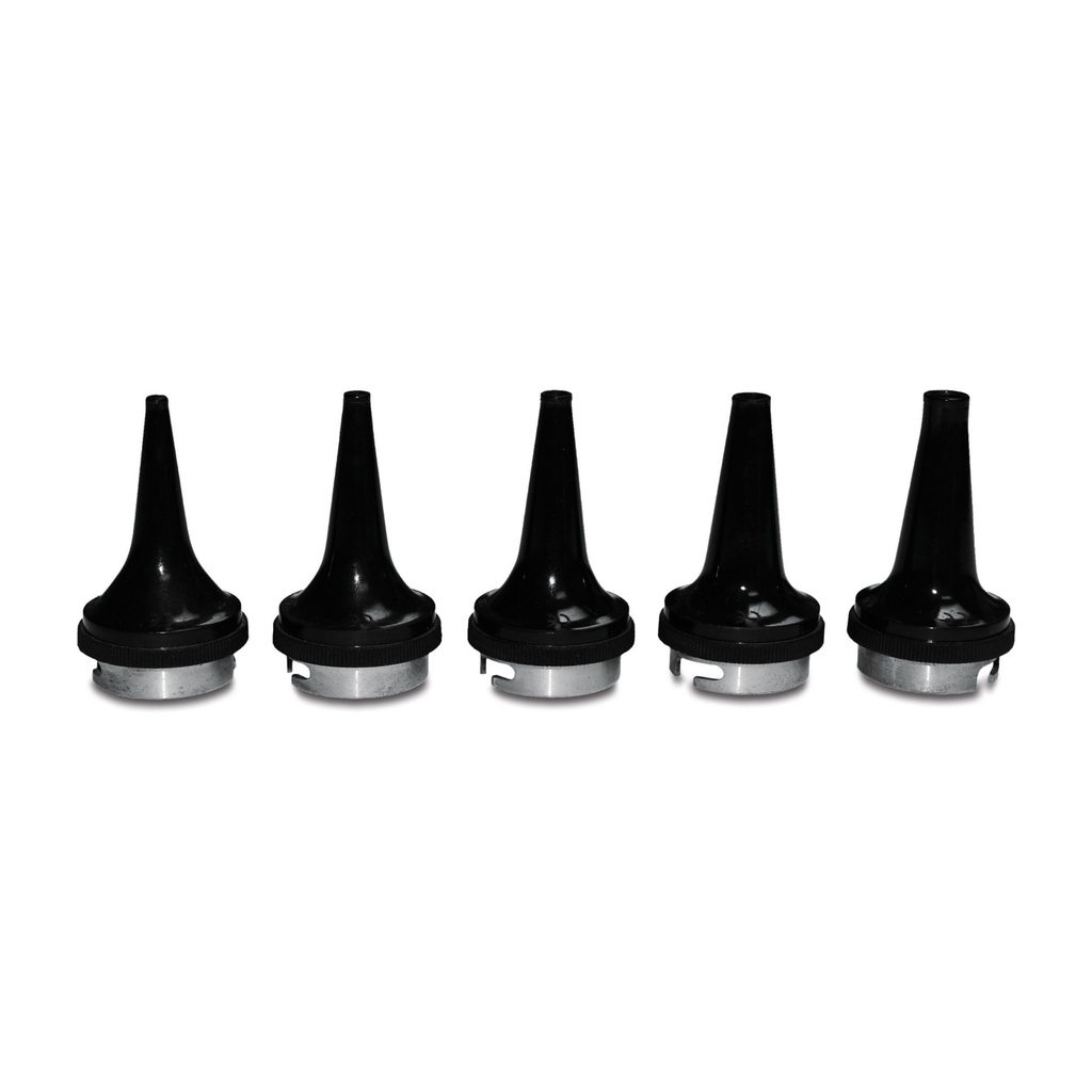 [300160] HEINE Vet.-Specula, jeu de 5, Sanalon, d = 2,2 - 5,5 mm pour tête fendue 300036, G-000.21.316