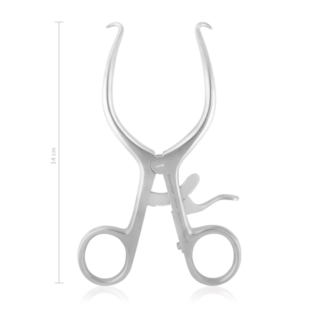 [161614] Retractor automático Gelpi, agudo, 14 cm