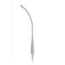 Yankauer tubo de succión 285mmx2 mmcurvo