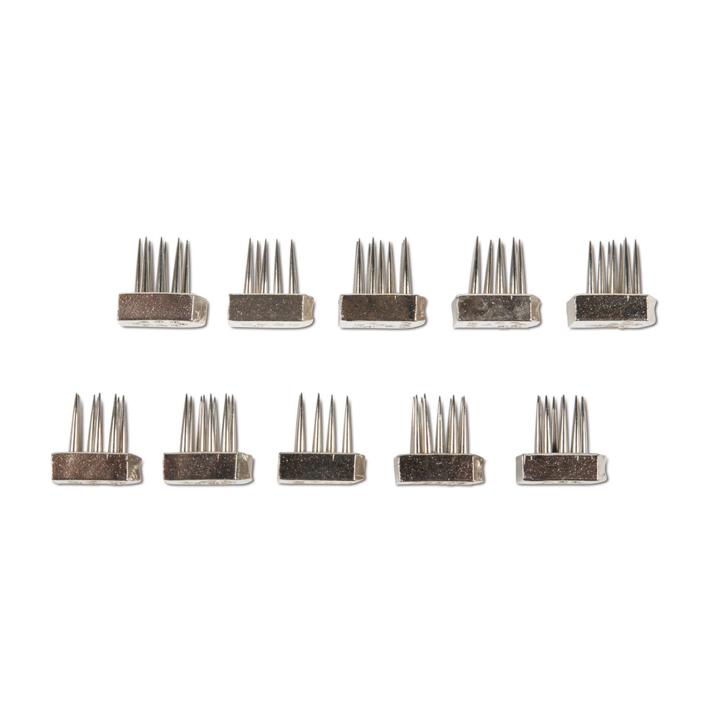 Jeu de caractères 5 mm,sans plaque vides pour pince à tatouer Hauptner