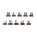 Juego de números, 5 mm, sin placas ciegas, para pinzas de tatuaje Hauptner