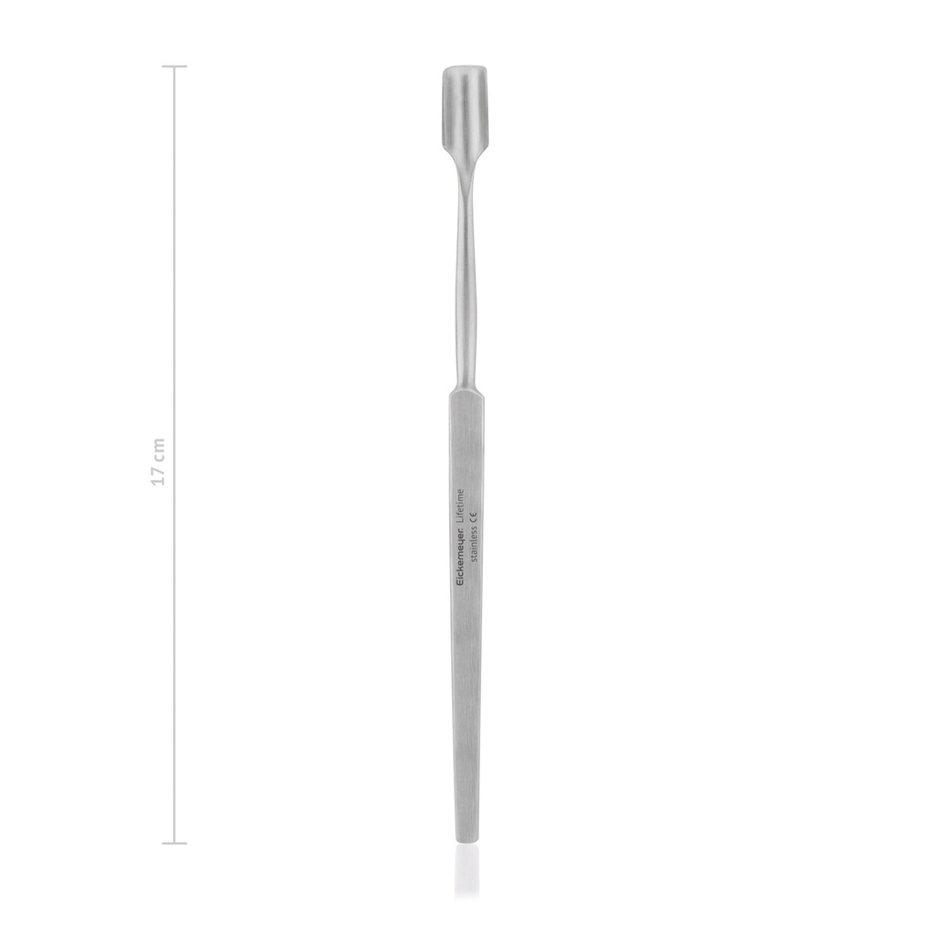 Tongue spatula, HOLLMANN, small concave blade 