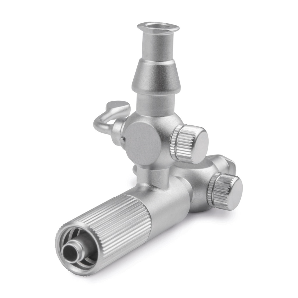 [30601001] Adaptador para Eickview 60/70, para instrumento + agua/aire, en ángulo recto