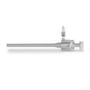 Vaina de trocar, Ø interior = 5,5 mm, L = 9,5 cm, válvula de plegado automático, llave de paso de insuflación, rosca