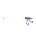 EickCut bipolar coagulation and cutting forceps, reusable, rotatable, with connector for bipolar coagulation, Ø = 5 mm, L = 32 cm, plastic handle * without blades *