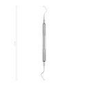 Curette dentaire, GRACEY 9/10", L 17 cm