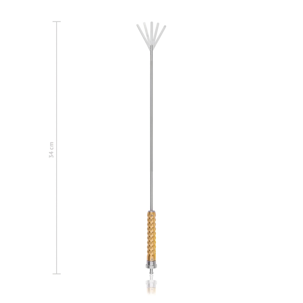 Retractor de abanico, recto,Ø = 5 mm, L = 34 cm