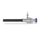 Vaina para trocar, interior Ø = 5,5 mm,L = 15 cm, válvula de chapaletaautomático, llave para insuflar aire