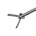 Pinza de cuerpo extrano, flexible, boca tipo cocodrilo, Ø = 1,0 mm,L = 25 cm