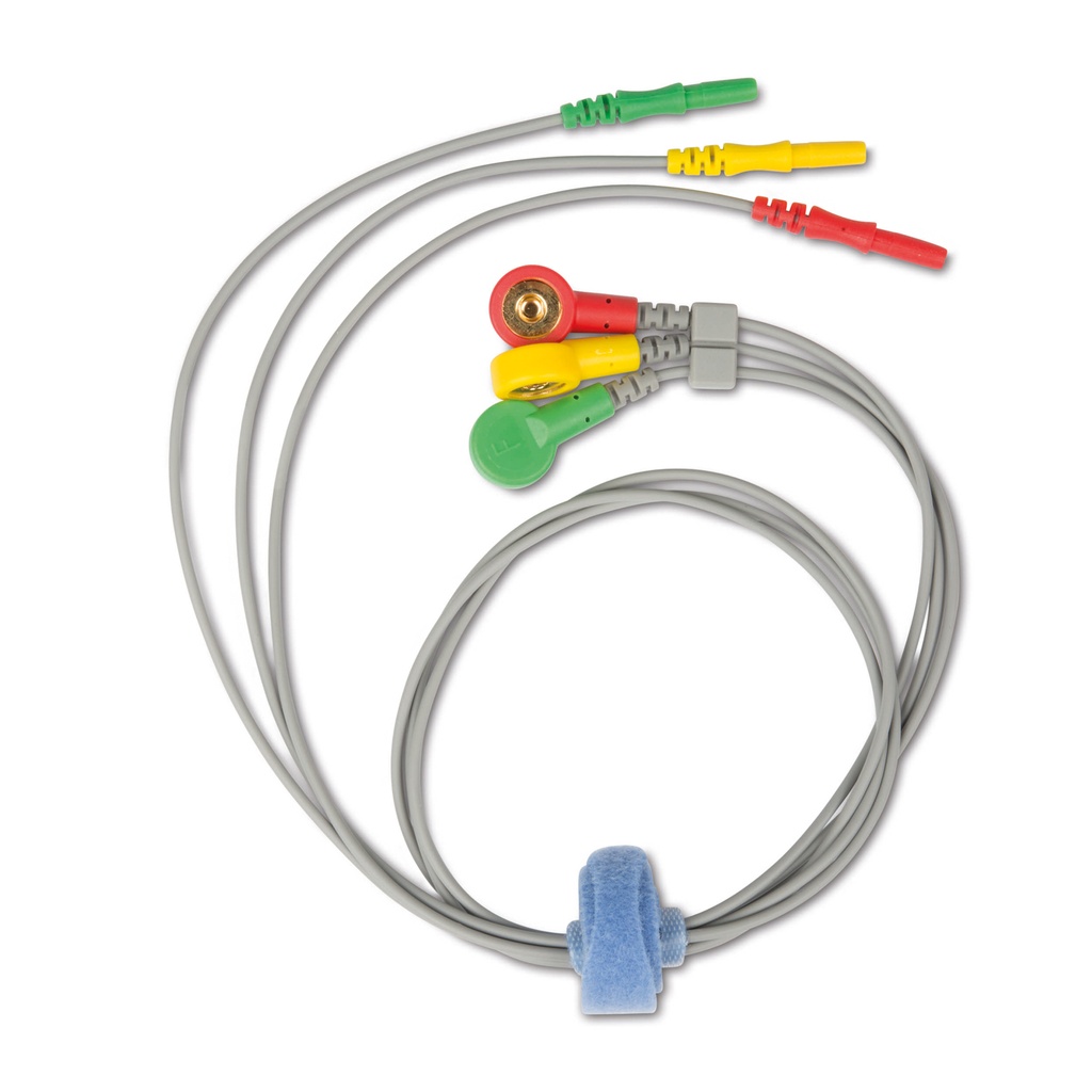 [E32187009] ECG cable, snap connector 3 wires for monitor Lifevet M/ C