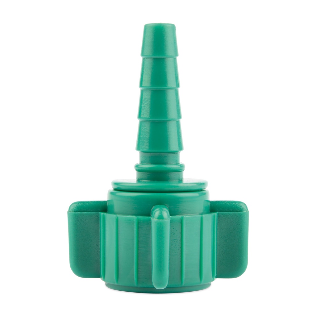 [E213175003] Connection nipple green, plastic, for 3/8", hose for OxyVet III oxygen concentrator
