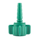 Boquilla de conexión verde, plástico adaptador de abeto en manguera de 3/8 ", manguera para concentrador de oxígeno OxyVet III