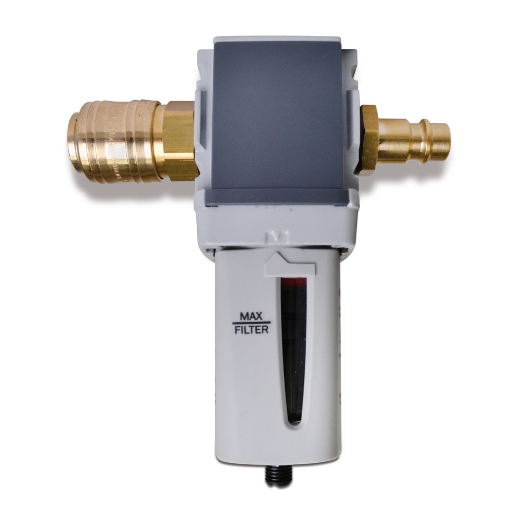 Micro oil filter for compressor