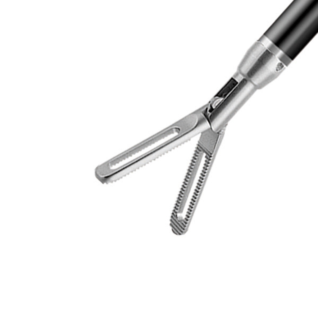 Pinza para coger Dorsey, giratoria,conexción para la coagulación unipolar,Ø = 10 mm, L = 45 cm , mango PVC,