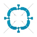 Separador tipo anillo, 14,4 x 14,4 cm, incluye 8 ganchos elásticos, afilados