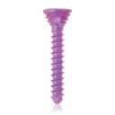Tornillo de bloqueo de titanio Ø1,2 x L 8mm, multidireccional, magenta, Torx 6, autoperforante, autorroscante