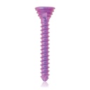 Tornillo de bloqueo de titanio Ø1,2 x L 9mm, multidireccional, magenta, Torx 6, autoperforante, autorroscante