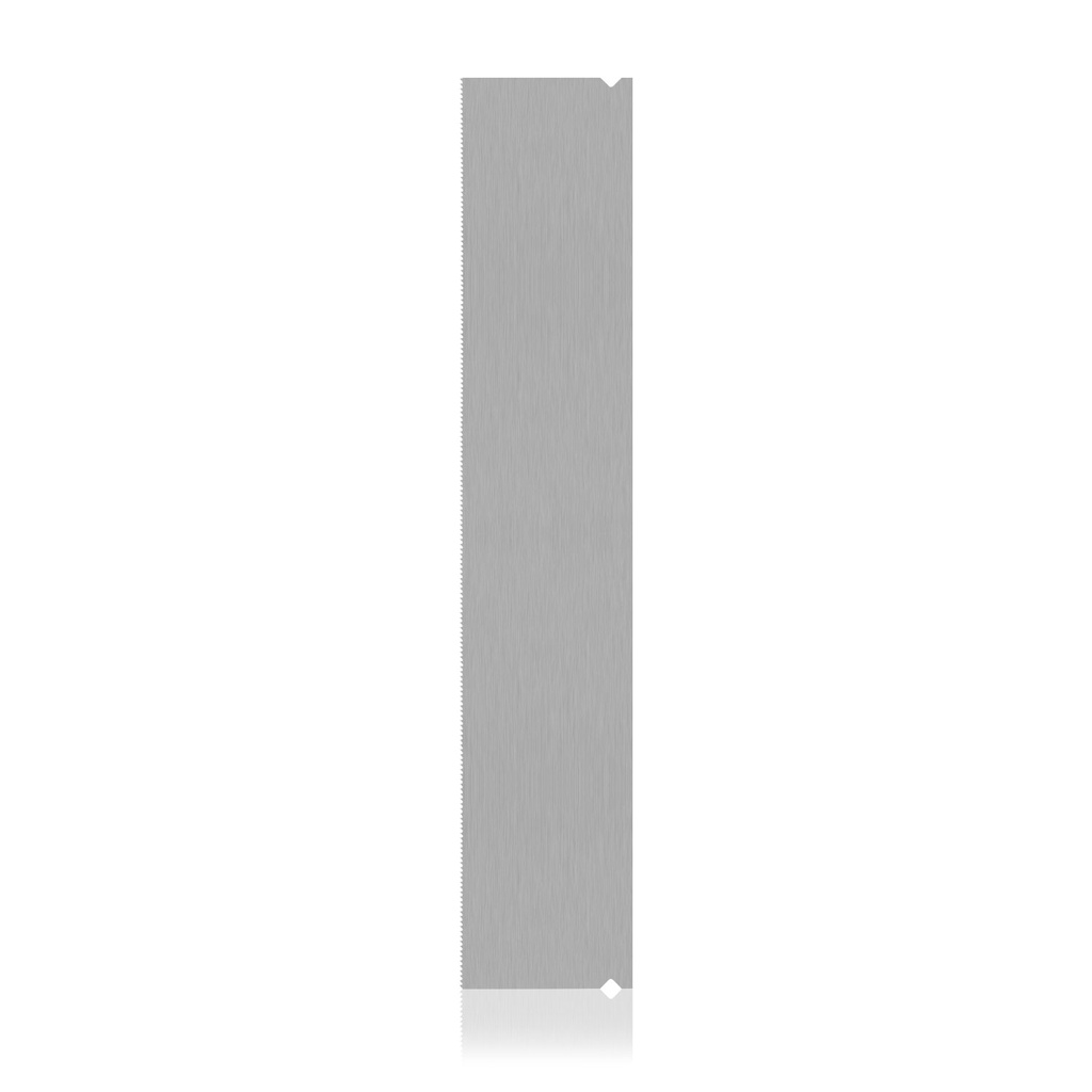 Lame de scie pour poing américain 0,2 x 130 mm, profondeur de coupe 18,8 mm, acier inoxydable, autoclavable, 5/paquet