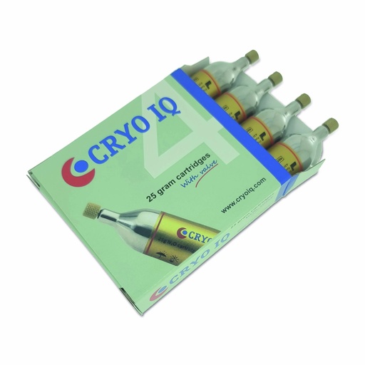 [17344504] Cartucho de gas CryoIQ®, 4 x 25 g
