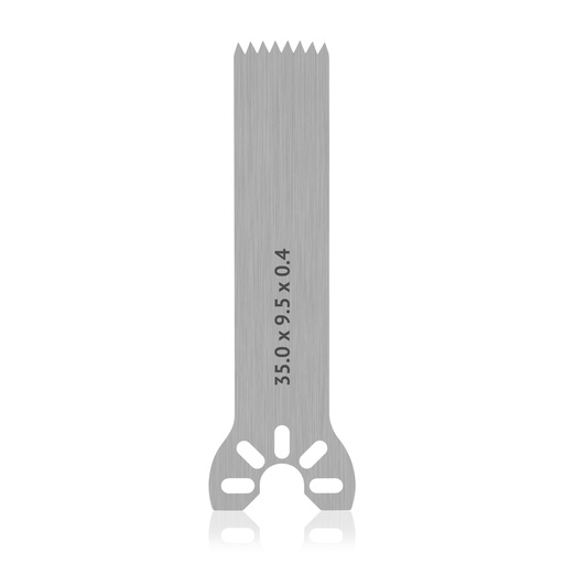 [199544] Soporte para hoja de sierra Stryker, L 35 x A 9,5 x H 0,4 mm