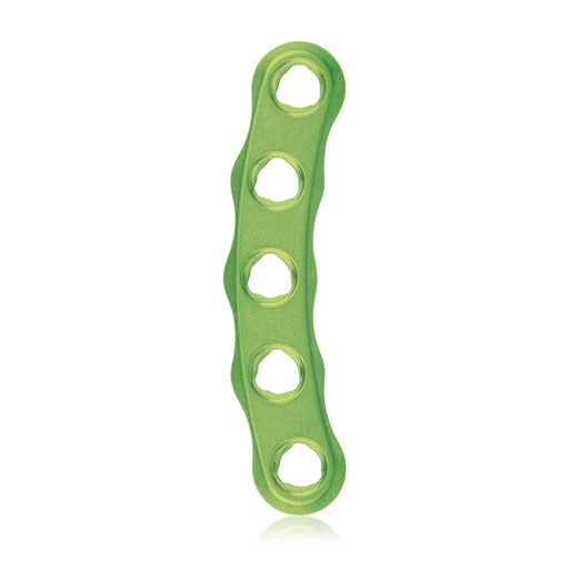 [197921] EickLoxx Small Contour 2.2, placa C, 5 orificios, sistema 1,7/2,3 mm, verde, 6 x 30 mm