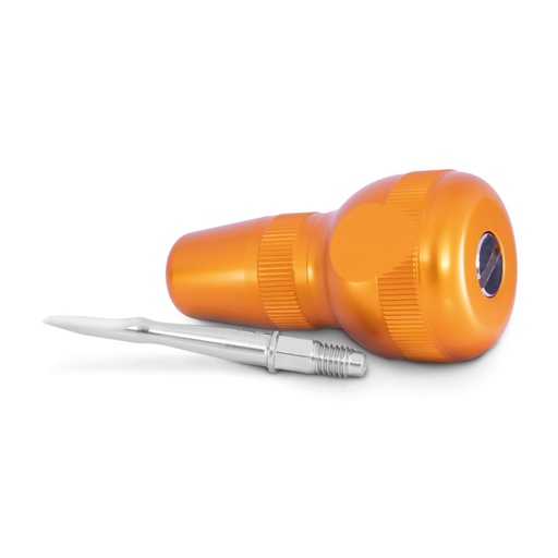 [175018] Poignee équine Dentanomic, longue, taille de gant > 7,5, orange