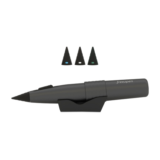 [A173400] Paket: Freezpen 16G, inkl. 42 x 16g N2O Kartuschen und inkl. je 1 Stk. Freezpen-Aufsatz, blau, 1 - 3mm, weiß, 2 - 6mm, grün, 4 - 8mm