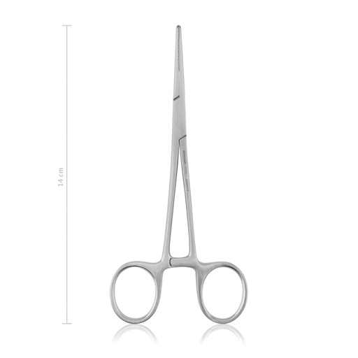 [144214] Pinza hemostática KELLY, 14 cm, recta