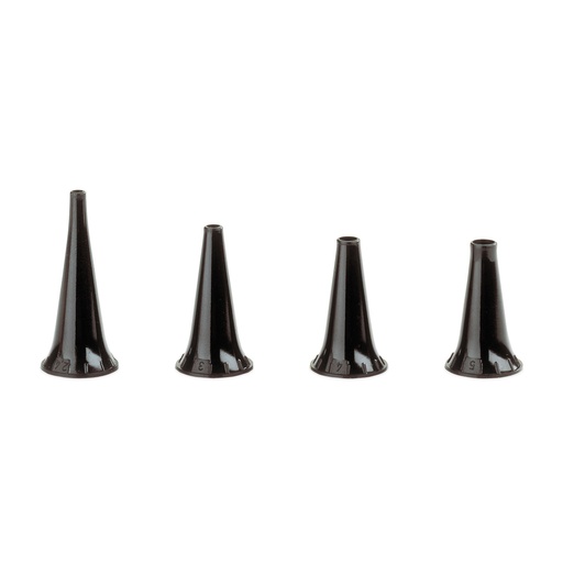 [300480] HEINE reusable tips Sanalon S, black, 1 set = 4 pcs. reusable tips SANALON S 2.4 / 3 / 4 / 5 mm di, B-000.11.111