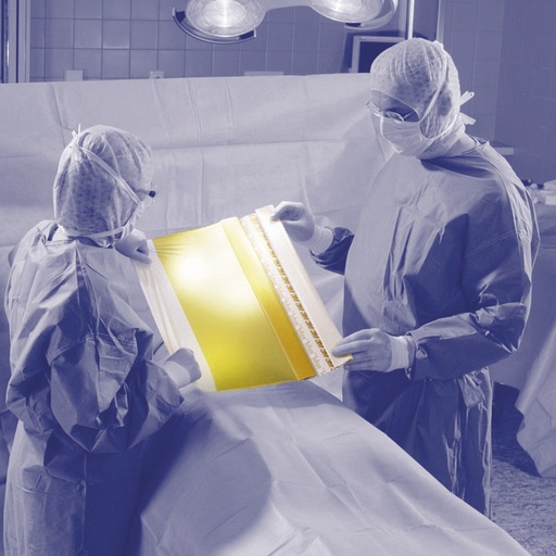 [191601] 3M™ Ioban™ 2 antimikrobiális izoláló lepedő, közepes, 60 × 35 cm, ragasztós felület: 35 × 35 cm, 10 db/csomag