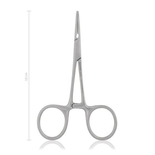 [141109] Pinza hemostatica delicada Baby-mosquito, 9 cm,  curvado