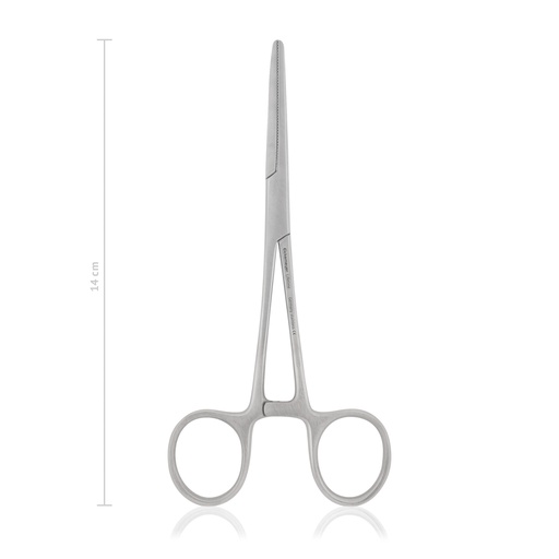 [141914] PEAN pinza hemostática, 14 cm, curva