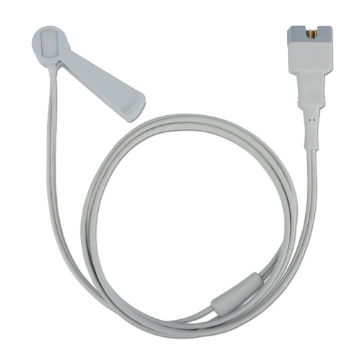 [321651] Sensor de clip SpO2 que incluye dos clips de sensor (pequeño y grande) para fijarlo a una posición adecuada. Adecuado para los modelos LifeVet® 8M (321900), 8C (321901), 10M (321915), 10C (321920), 10 C+ (321921), 12M (321910), ePM12M Vet (321930, 321940)