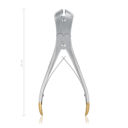 [180922] Pince coupe-broche jusqu´à d= 3,5 mm (fil de fer souple) respectivement 2,5mm (fil de fer dur), 22 cm