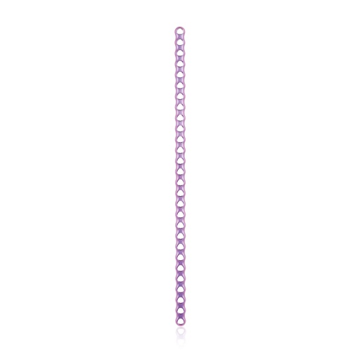 [185520] EickLoxx placa ósea 28 - hueco224 x 8.0 x 2.7 sistema 2.7/3.5titanio magenta