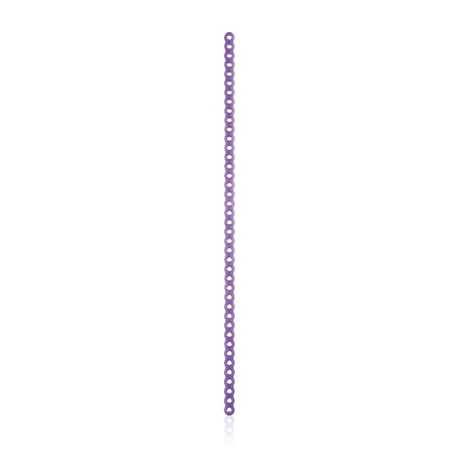 [185519] EickLoxx plaque d'os 41 trous 225 x 6.5 x 2.4  System 1.7/2.3 titane, magenta