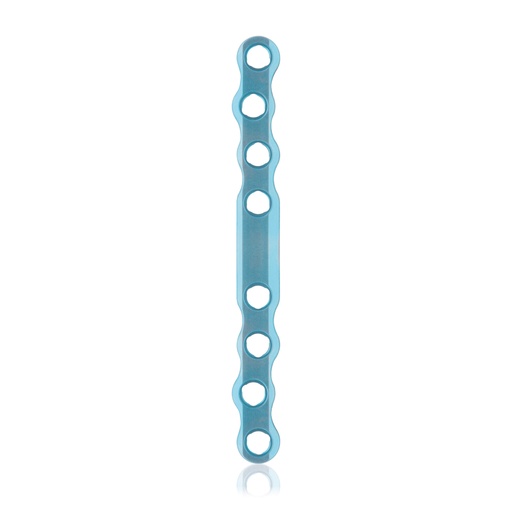 [187742] EickLoxx S-Typ Knochenplatte 8-Loch, 88 x 8 x 3.2mm, Titan, hellblau, 